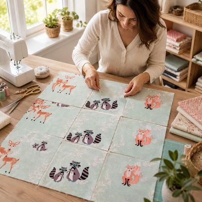 Hello Bear Oh Hello Meadow Fabric by Bonnie Christine for Art Gallery Fabrics