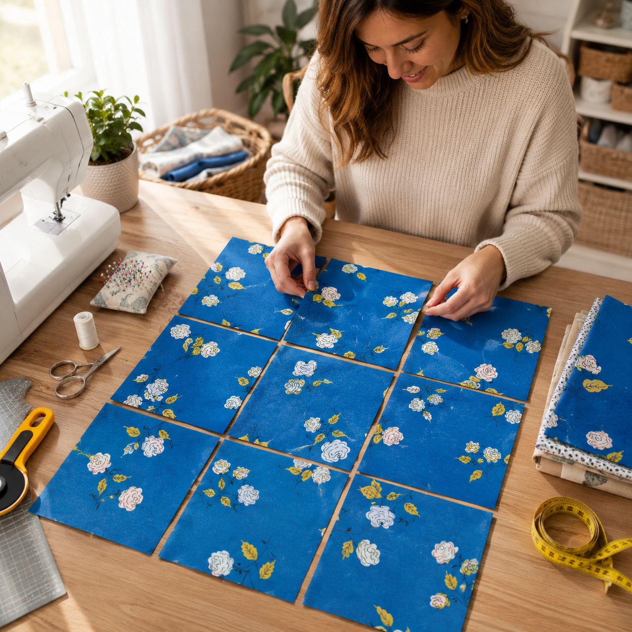 Steno Pool - Roses Midnight - Kimberly Kight - Cotton + Steel