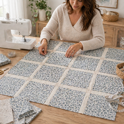 Blossom Batiks Queen Anne's Batik Fabric – Pastel Petit Flower