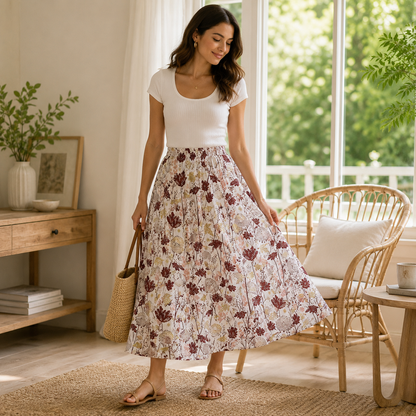 Summer Folk-Wander Field-Clay Canvas -Lissie Teehee-Cotton + Steel