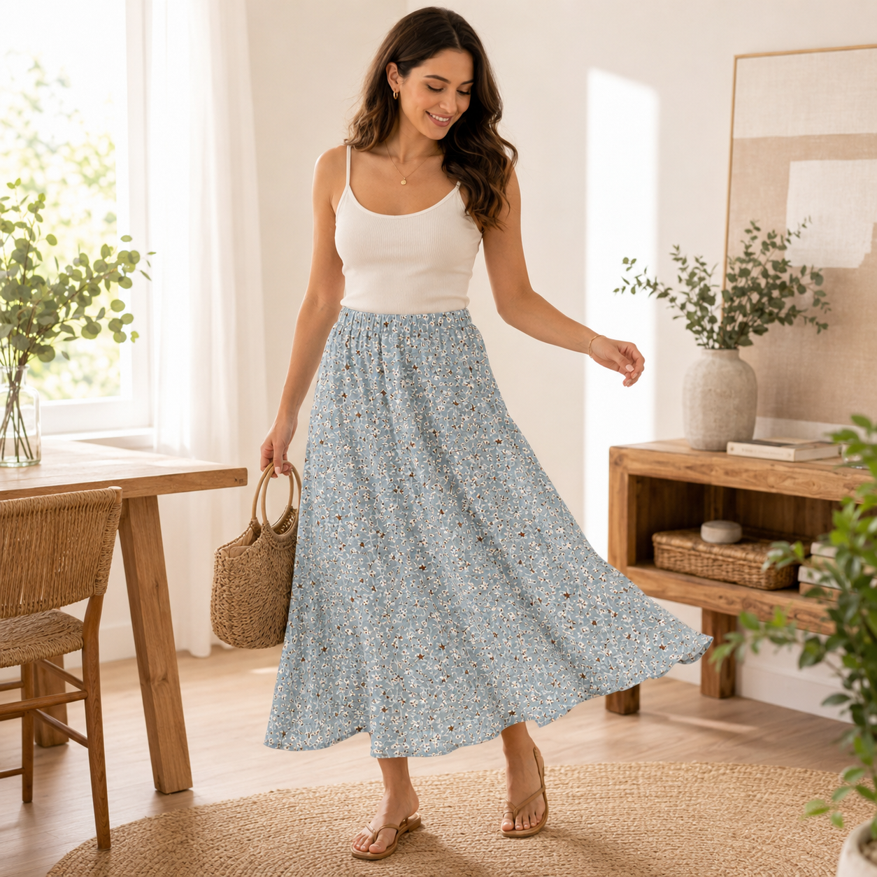 Summer Folk-Little Florets-Breeze Fabric-Lissie Teehee-Cotton+Steel