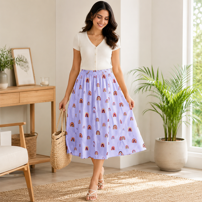 Fortunate Chirapa Knit Fabric – Kushukuru Collection by Jessica Swift – Art Gallery Fabrics – 95% Cotton, 5% Spandex Knit