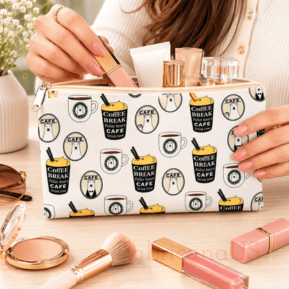 Kiyohara Polar Bear Coffee Japanese Cotton Twill Fabric