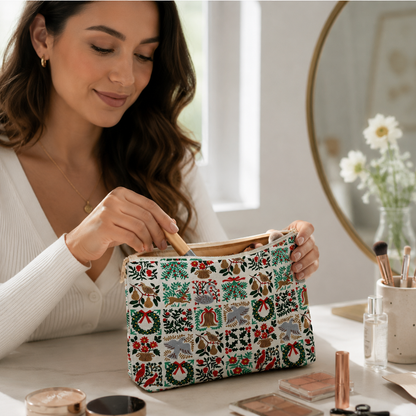 Holiday Tapestry Cream Fabric Holiday Classics by Rifle Paper Co. for Cotton + Steel
