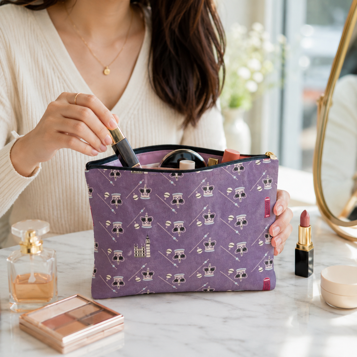 London Town HRH-Royal Purple Fabric-Sara Mulvanny-Cotton + Steel