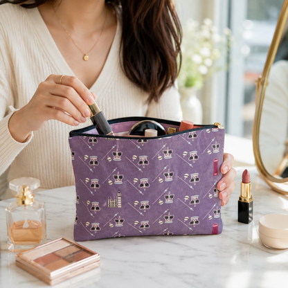 London Town HRH-Royal Purple Fabric-Sara Mulvanny-Cotton + Steel