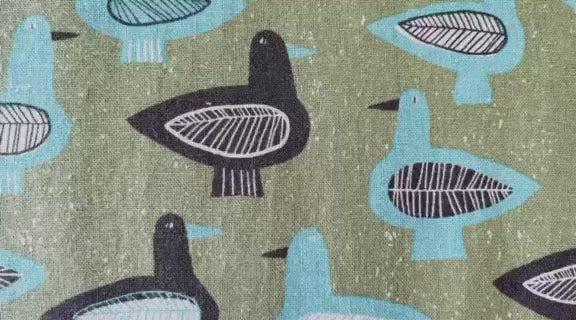 Bird - Bird Canvas - Hokkoh - Japanese Fabric 