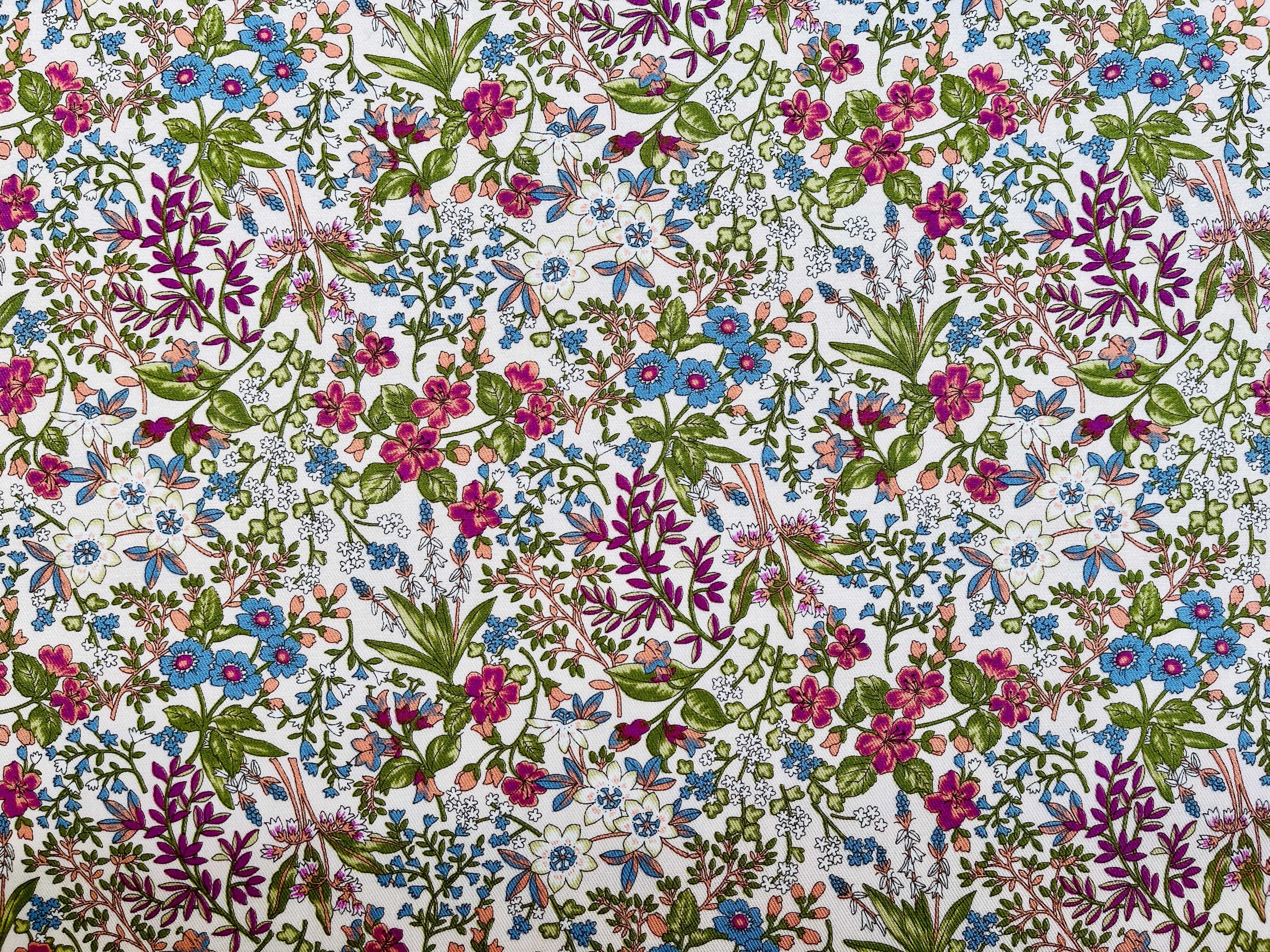 Hokkoh-Japanese Fabric-Floral Fabric-Organic Cotton