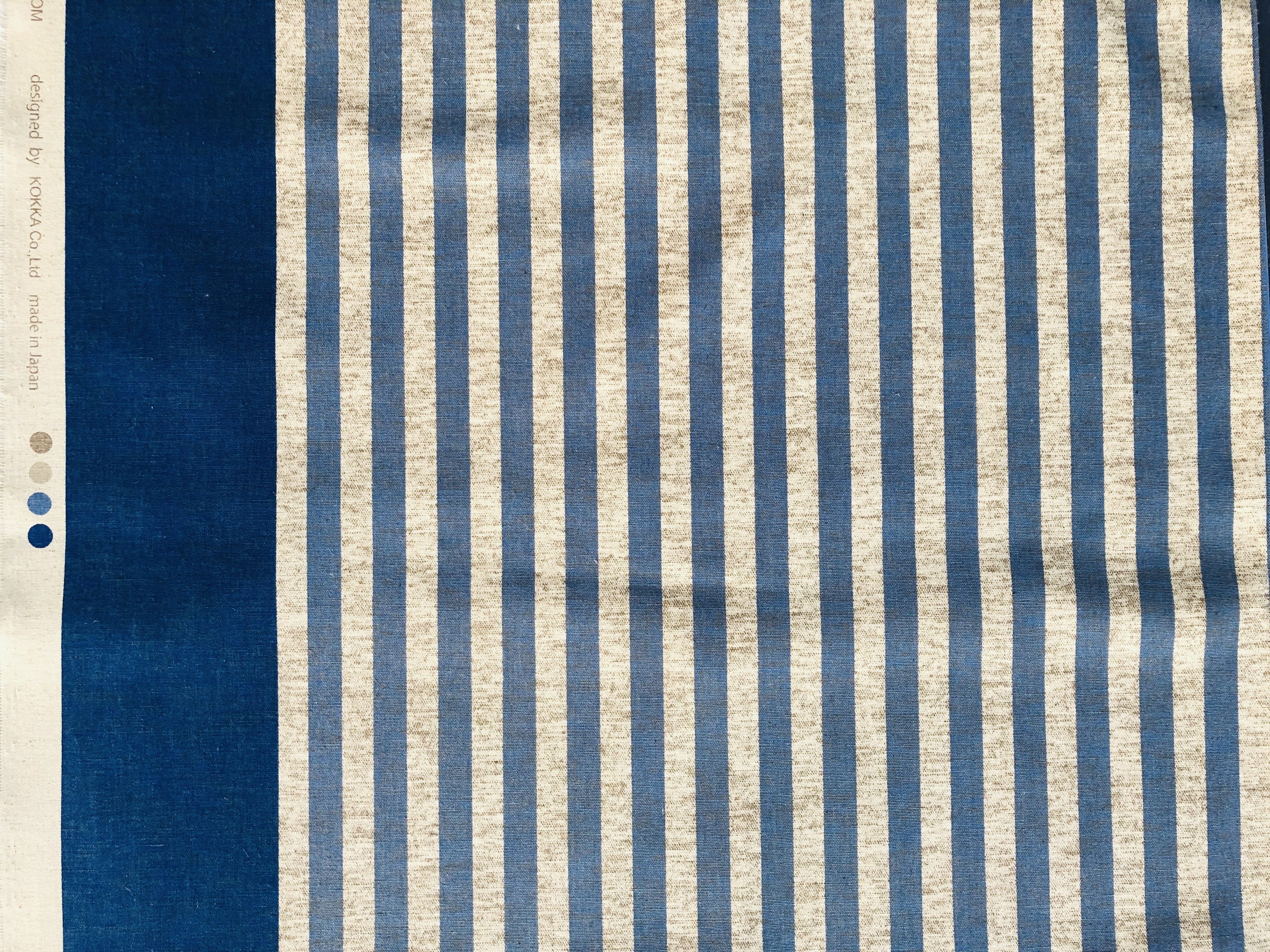 Blue Striped Lightweight fabric - Fabricanaus