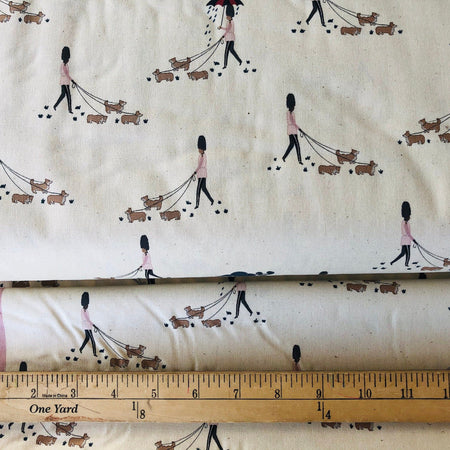 London Town -Reign Reign Go Away - White Unbleached Fabric - Sara Mulvanny- Cotton+Steel - Quilting Cotton Fabric - SY103-WH3U