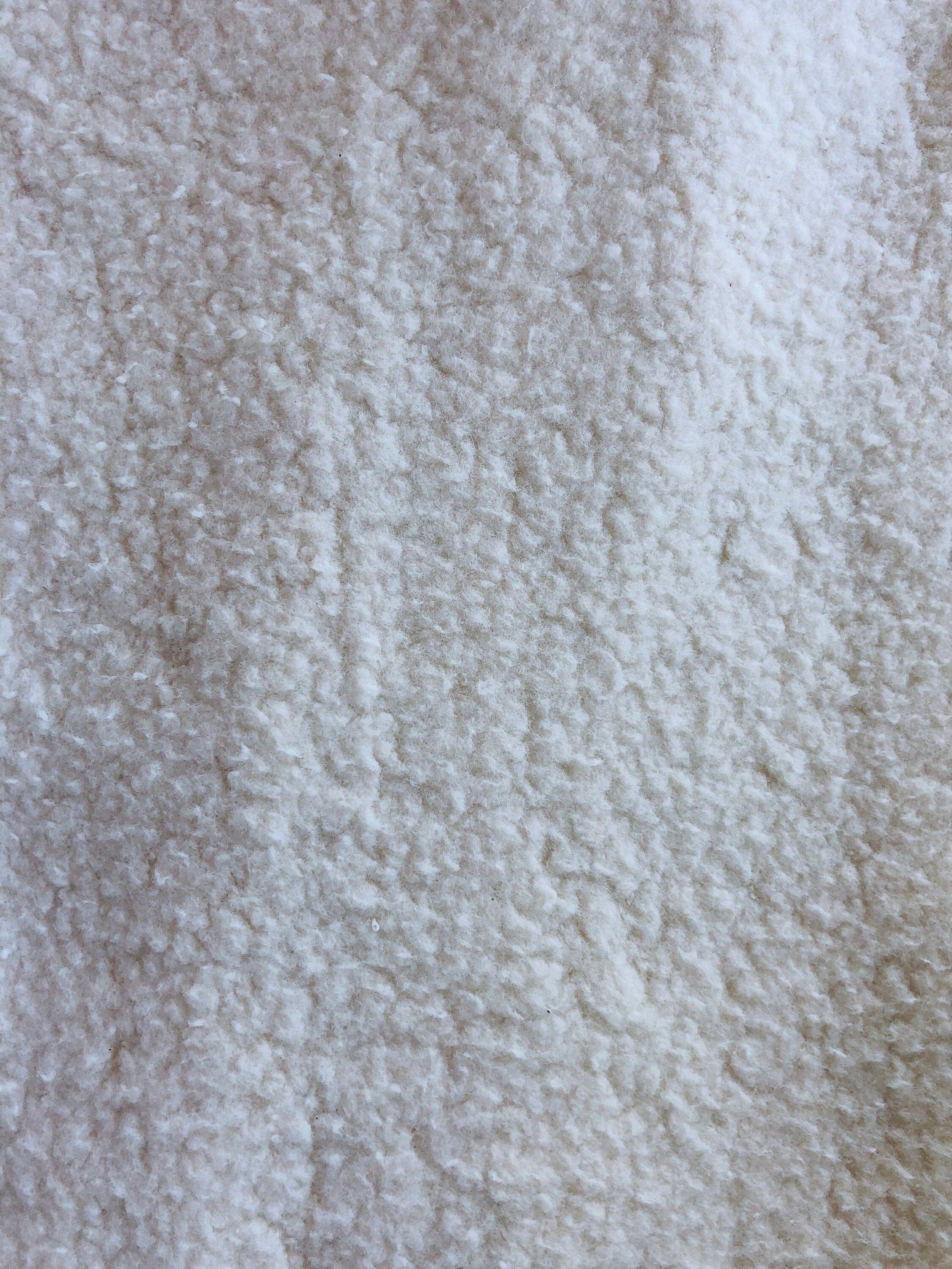 Organic Sherpa Fleece  - Organic Cotton - Knit Fabric - Made in USA - 39764164