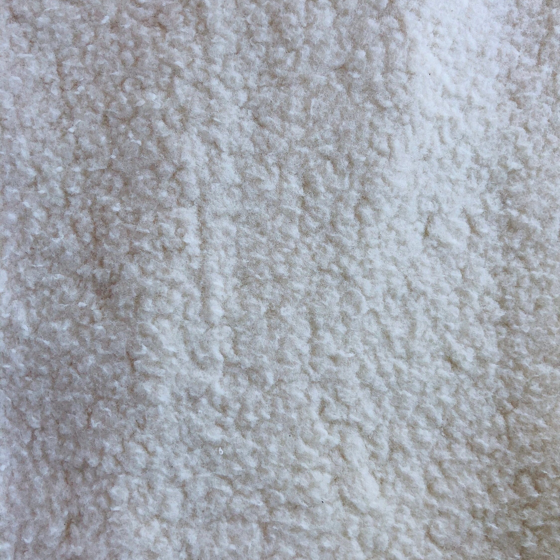 ProSoft® Stretch-FIT Organic Cotton Sherpa Fleece Waterproof ECO-PUL™ Fabric (W-532) - Natural
