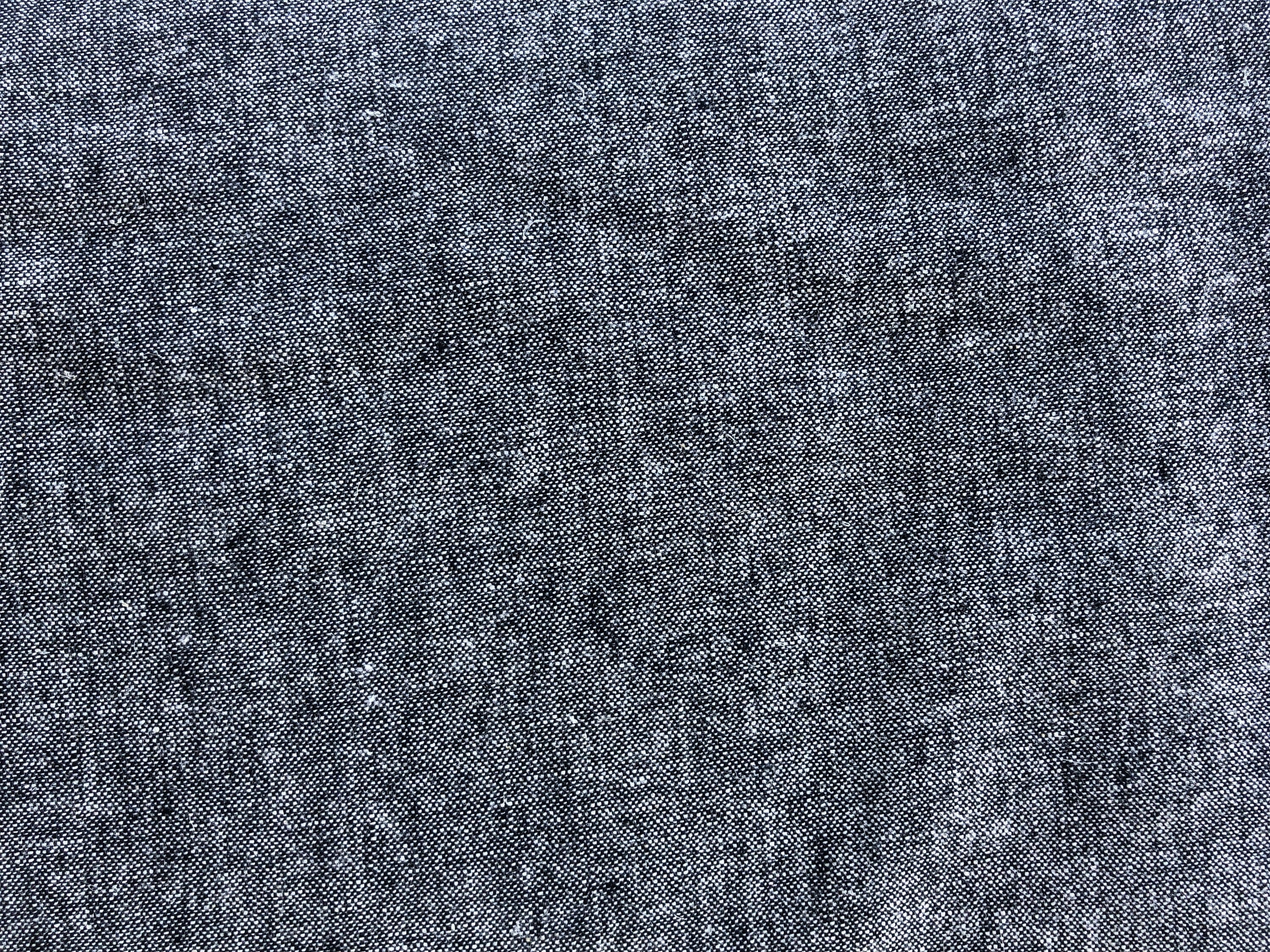 Robert Kaufman ESSEX Yarn Dyed Linen Cotton Blend Black. - Fabricanaus
