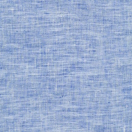 Limerick Linen - Navy - Linen Fabric - Yarn - Dyed Blue Linen - Robert Kaufman - Summer Dress Fabric - L211-1243