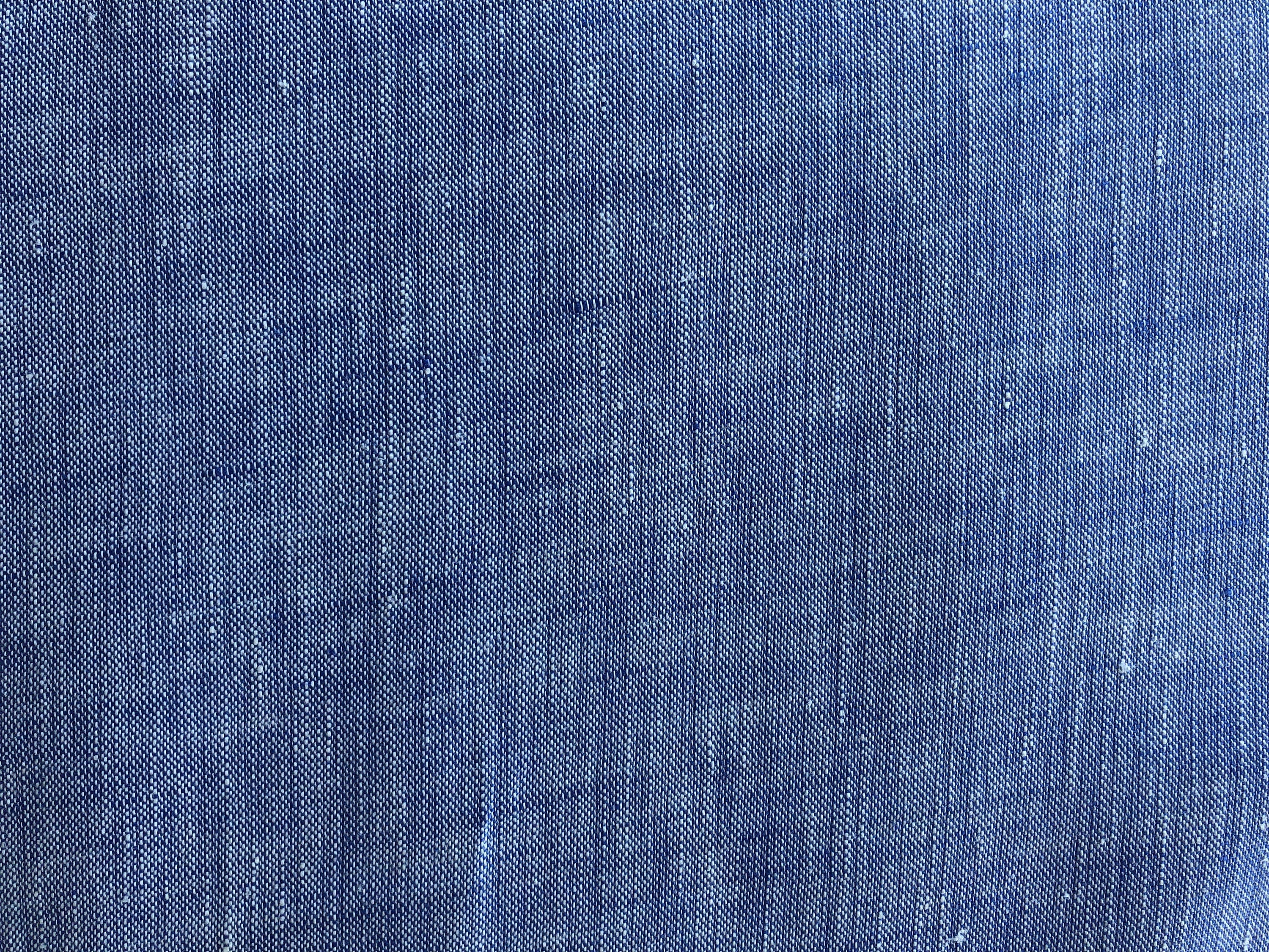 Limerick Linen - Navy - Linen Fabric - Yarn - Dyed Blue Linen - Robert Kaufman - Summer Dress Fabric - L211-1243