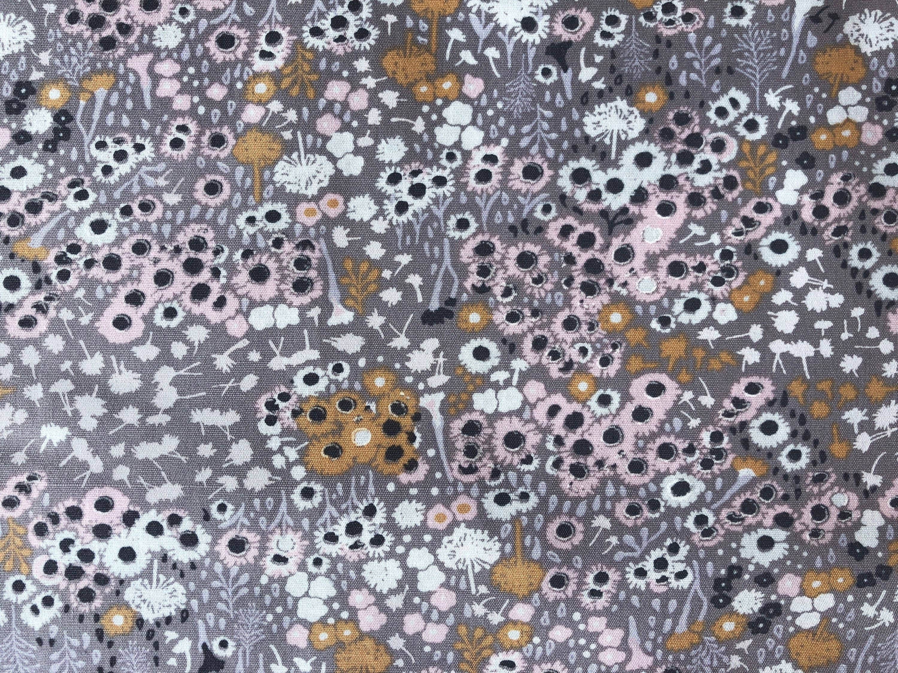 Flora Fields Anemone - Earthen - Katarina Roccella for Art Gallery Fabrics - quilting cotton fabric - EAR-43954