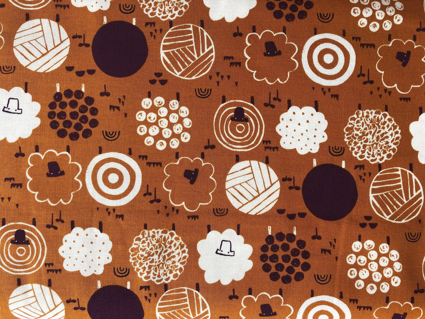 Fuwafuwa-san no Bokujo - Fuwafuwa-san - Harvest Fabric - Cotton+Steel - Quilting Cotton Fabric - HO200-HA3