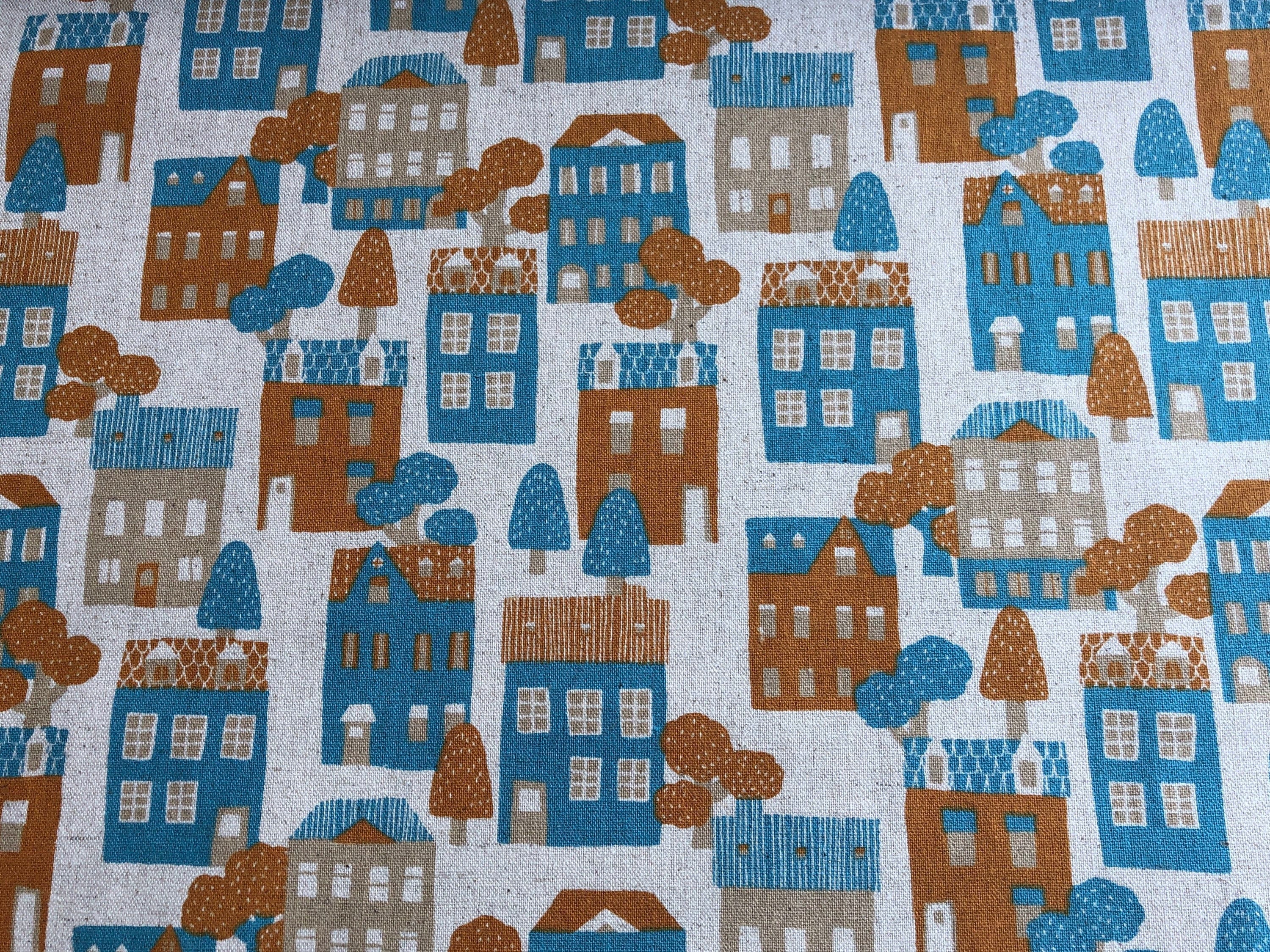 House - House Fabric - Robert Kaufman - Sevenberry - Cotton Flax - Natural - C5620067