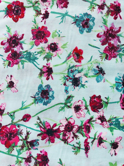 Anemone Study Morning - Aquarelle - Katarina Roccella for Art Gallery Fabrics - quilting cotton fabric - AQU-76752