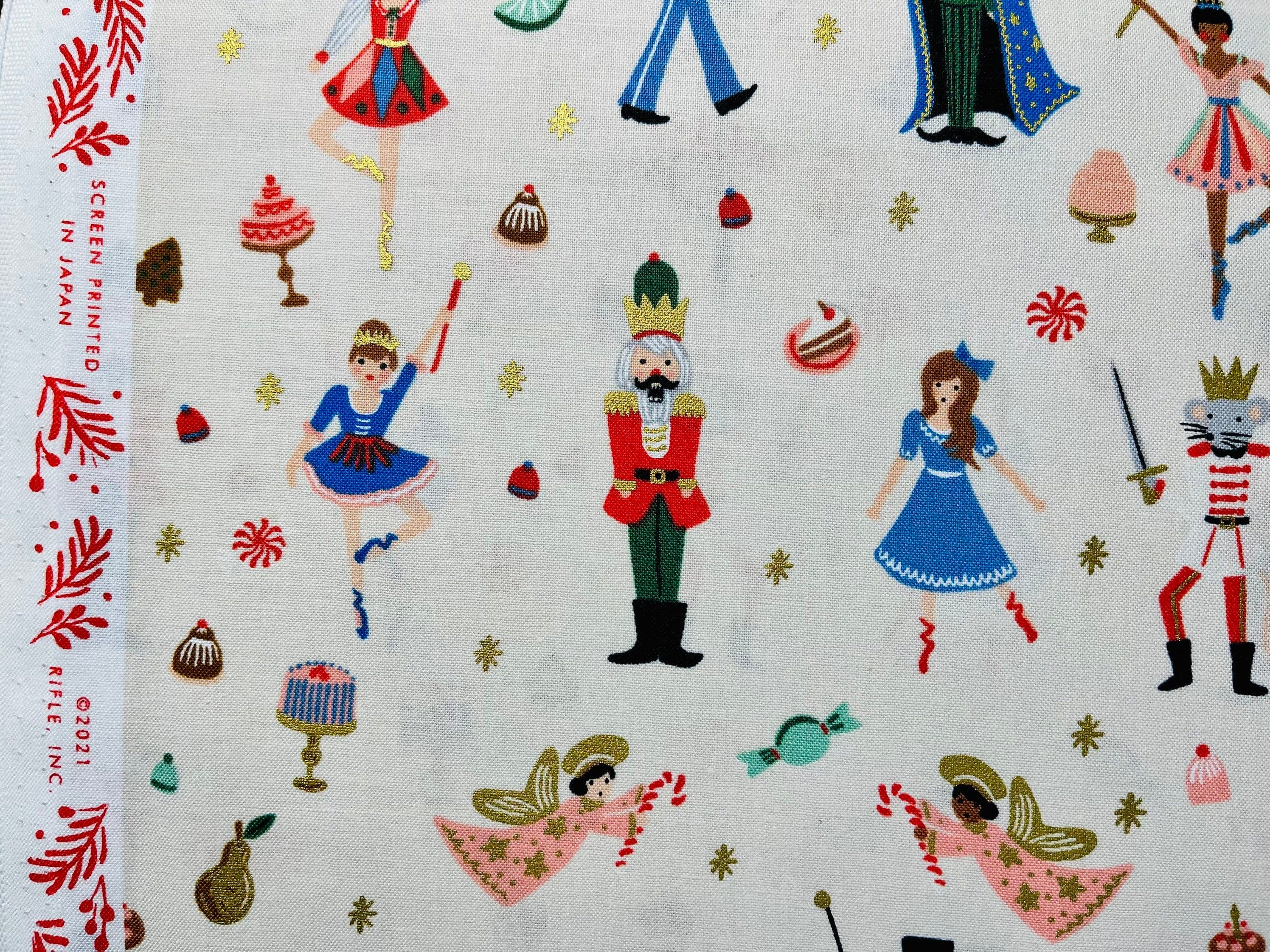 Holiday Classics - FQ Roll 29 Pcs - Rifle Paper Co - Cotton+ Steel Fabric - RP600P-FQR