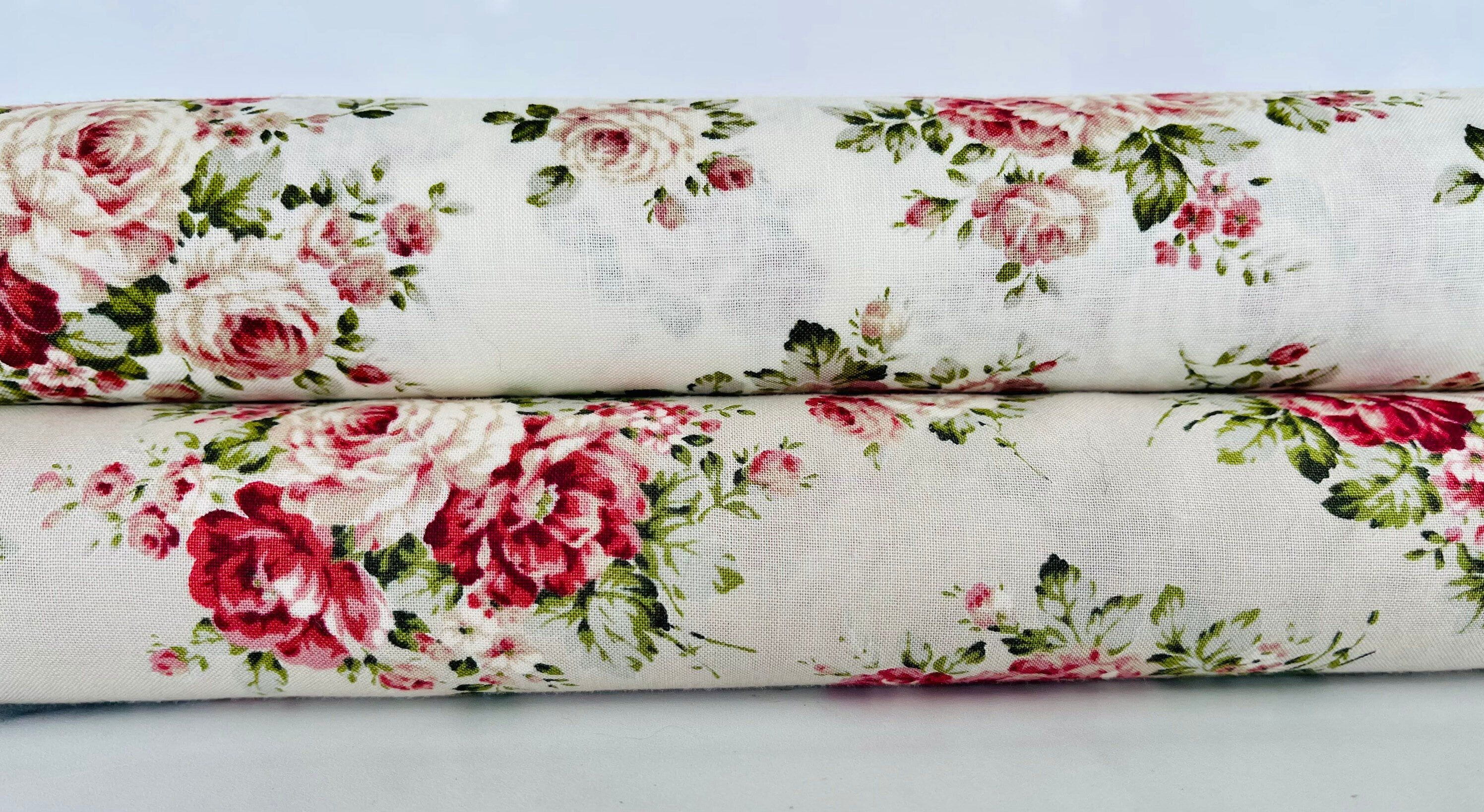 Country Floral - Nakamura - Japanese Fabric - Floral Fabric - Roses