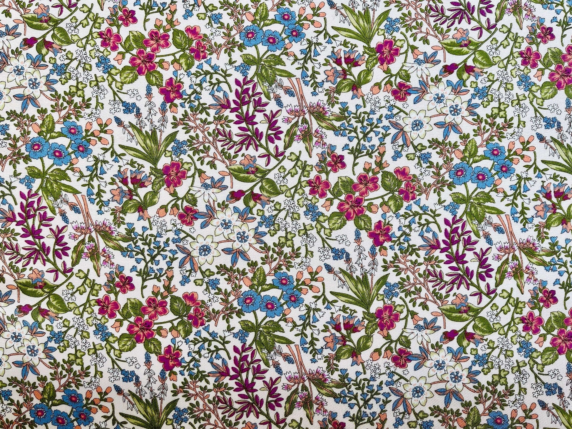 Hokkoh-Japanese Fabric-Floral Fabric-Organic Cotton