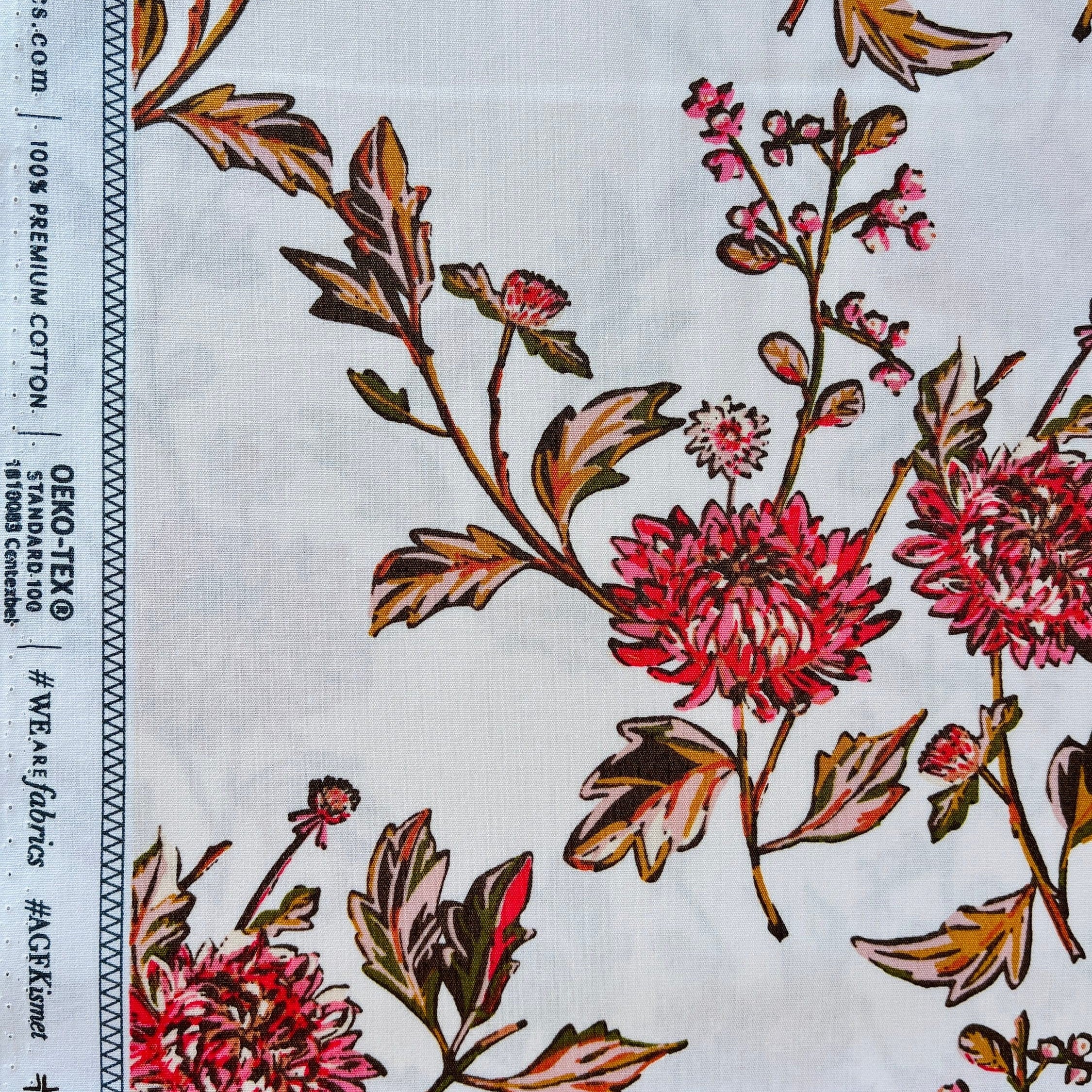 Cut Flowers Fortune -  Kismet - Sharon Holland - Art Gallery Fabrics - Quilting Cotton Fabric - KSM-73304