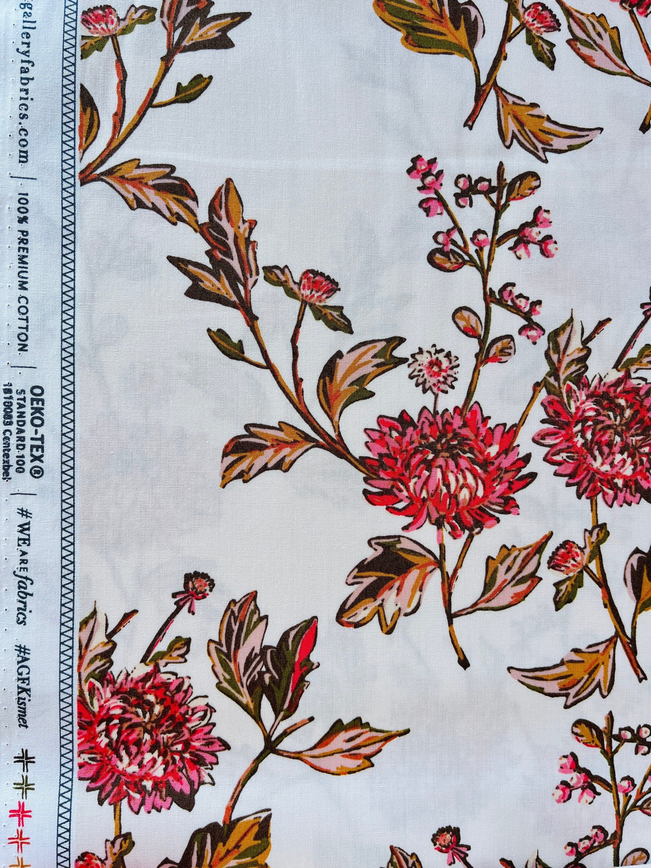 Cut Flowers Fortune -  Kismet - Sharon Holland - Art Gallery Fabrics - Quilting Cotton Fabric - KSM-73304