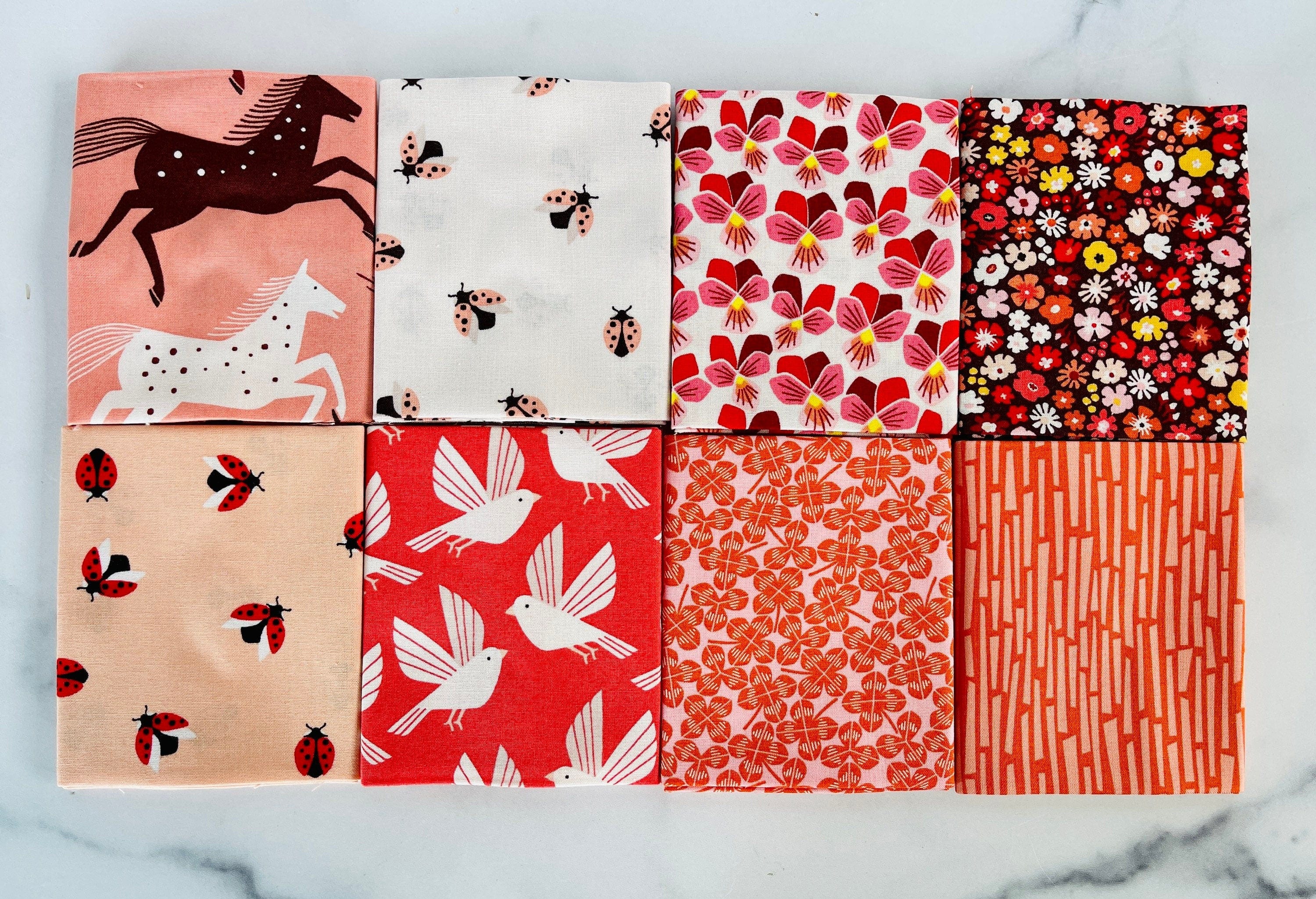 Wild and Free Fat Quarter Bundle (21) Loes Van Oosten Cotton + Steel Fabrics Quilting Cotton Fabric - LV600P-FQB