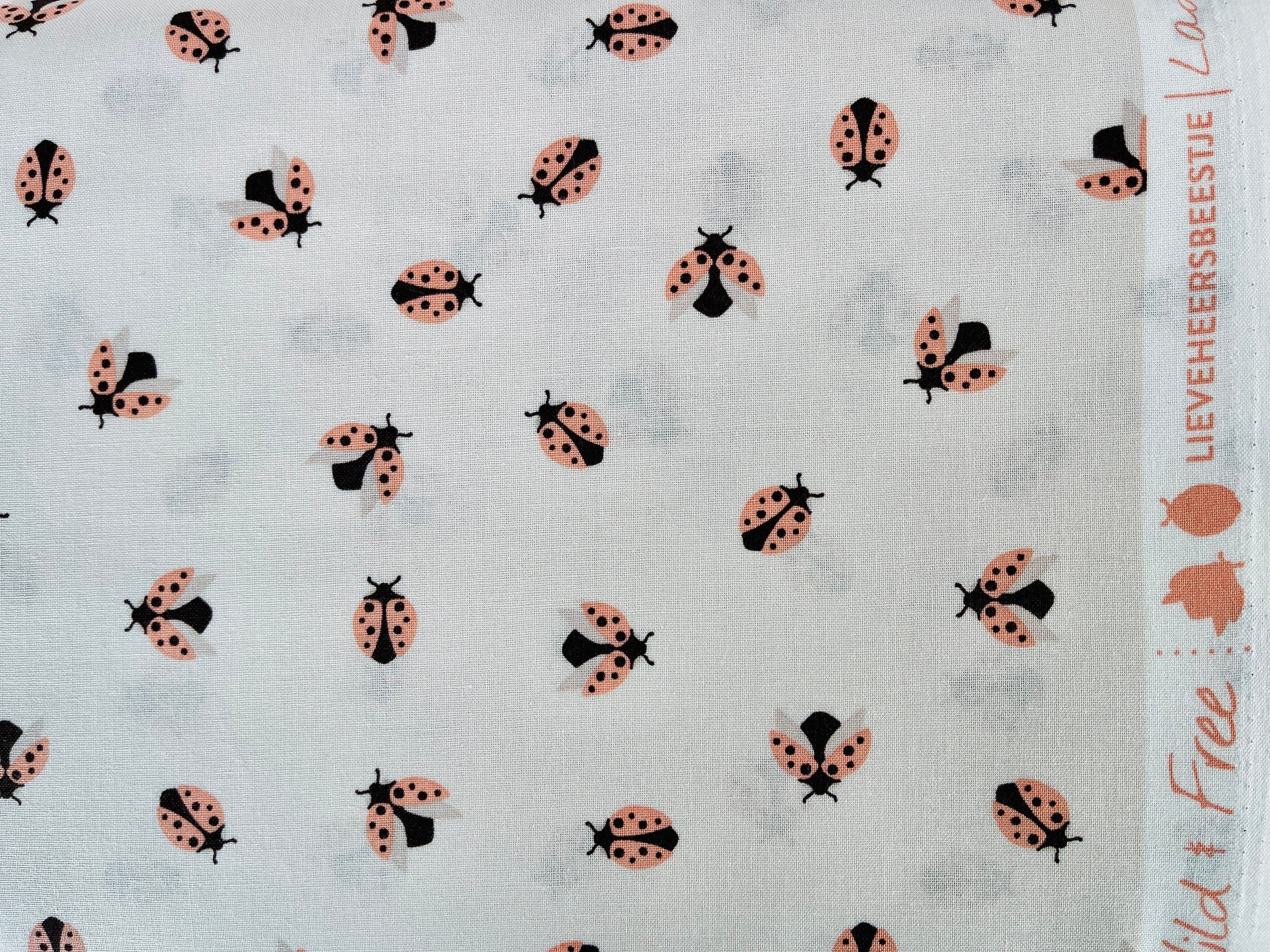 Wild and Free - Ladybug - Summer Vibes Fabric - Loes Van Oosten Cotton + Steel Quilting Cotton - LV602-SV2