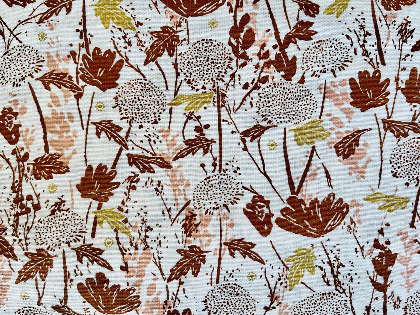 Summer Folk - Wander Field - Auburn Fabric - Lissie Teehee - Cotton + Steel - Ll100-AU3