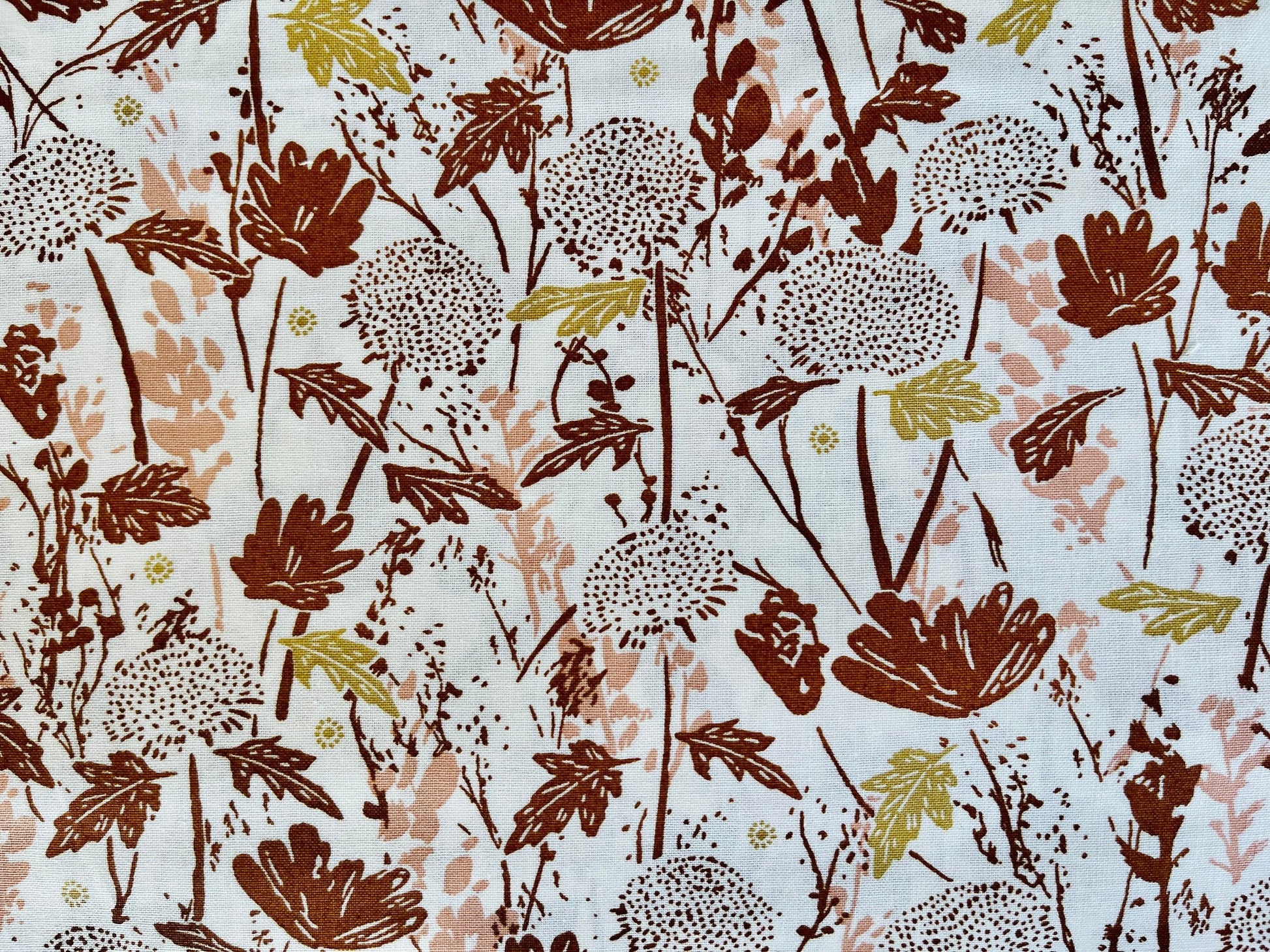 Summer Folk - Wander Field - Auburn Fabric - Lissie Teehee - Cotton + Steel - Ll100-AU3