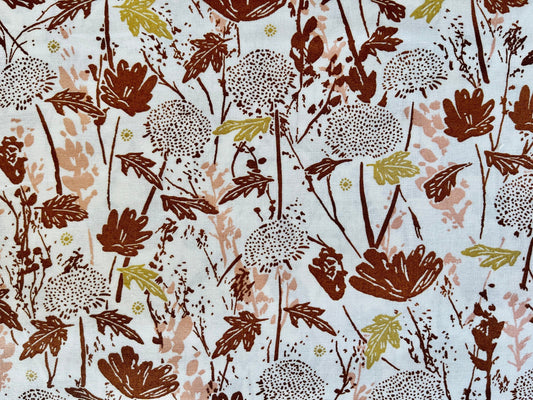 Summer Folk - Wander Field - Auburn Fabric - Lissie Teehee - Cotton + Steel - Ll100-AU3