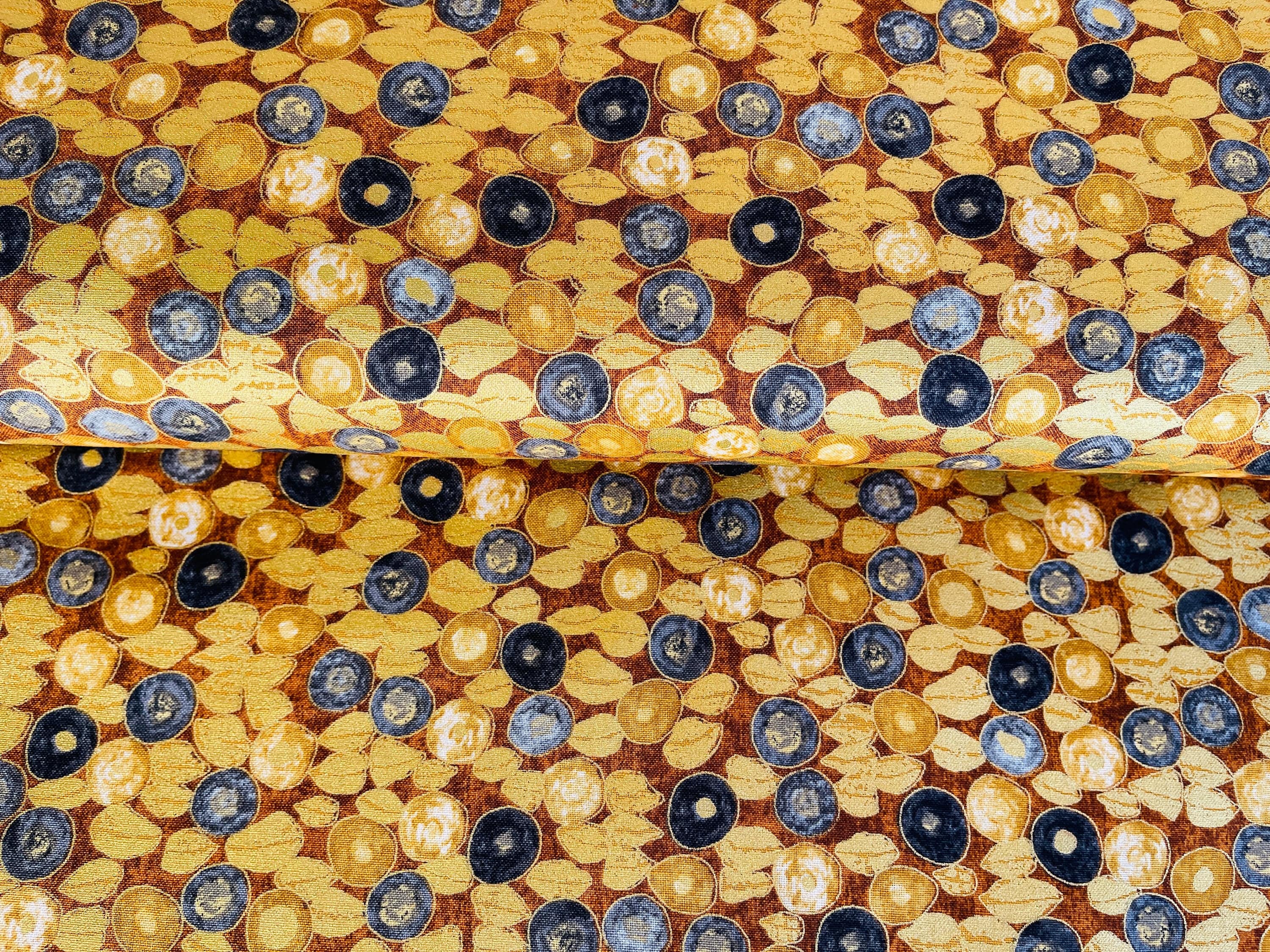Gustav Klimt - Gold - Robert Kaufman - Quilting Cotton Fabric - G1770012