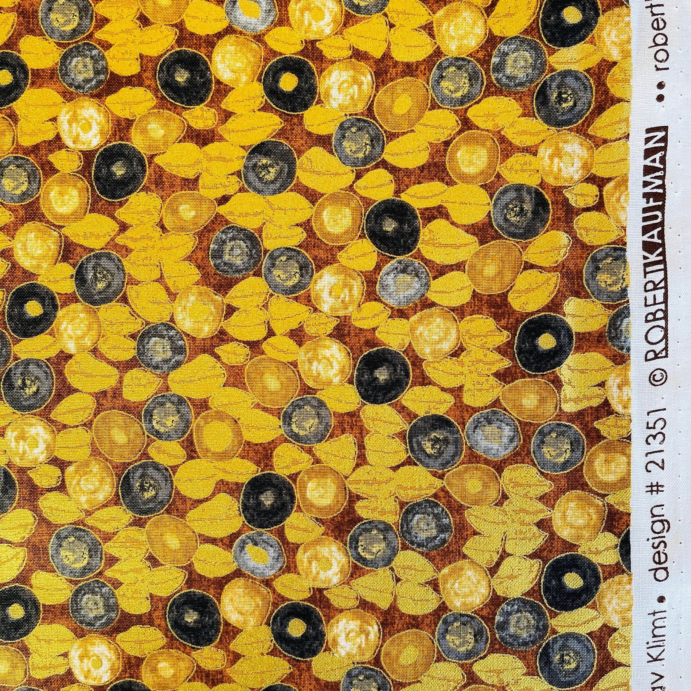 Gustav Klimt - Gold - Robert Kaufman - Quilting Cotton Fabric - G1770012