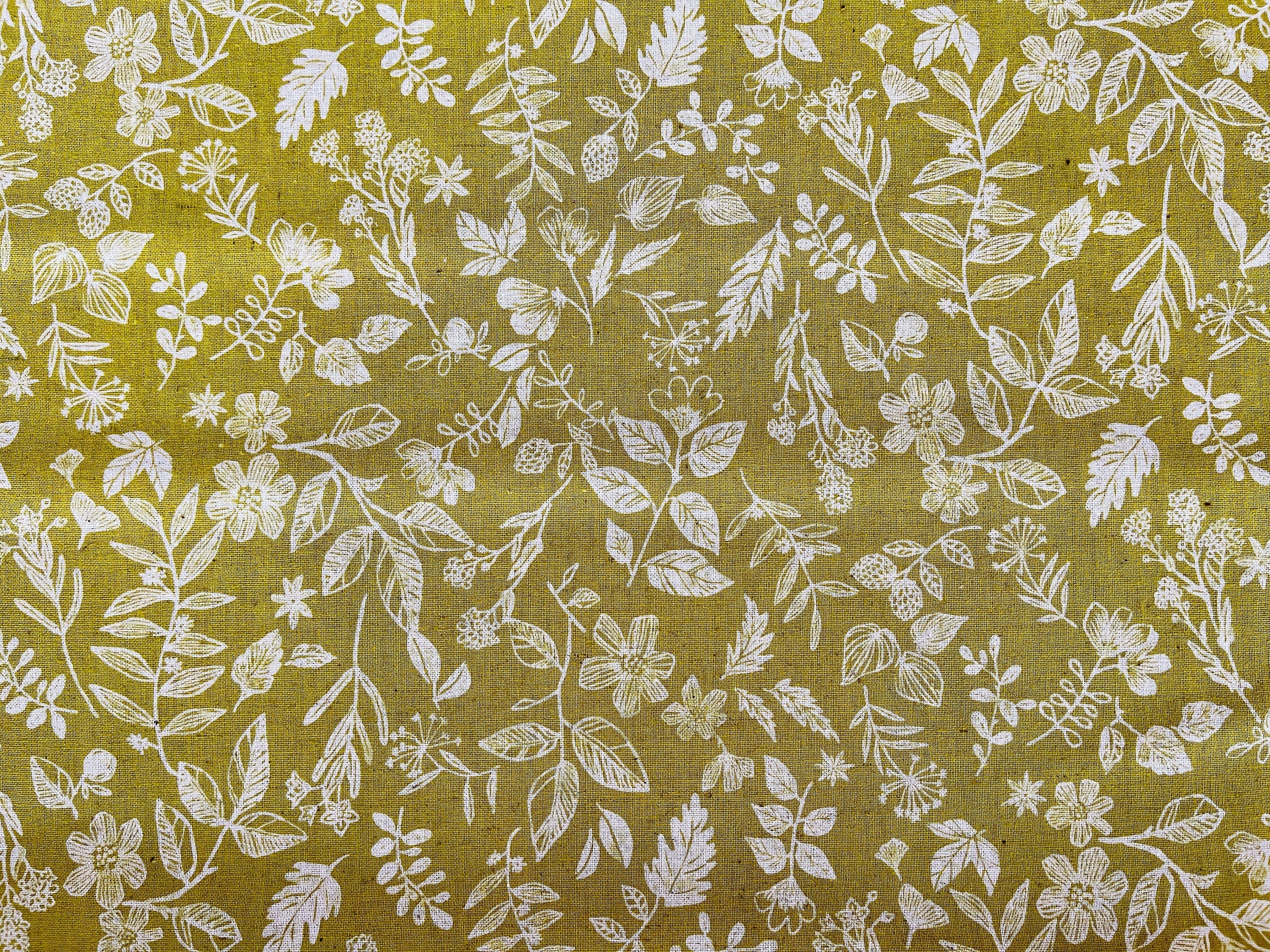 Kokka - Natural Garden - Cotton Linen Fabric - Sheeting - YGA-59010-1B