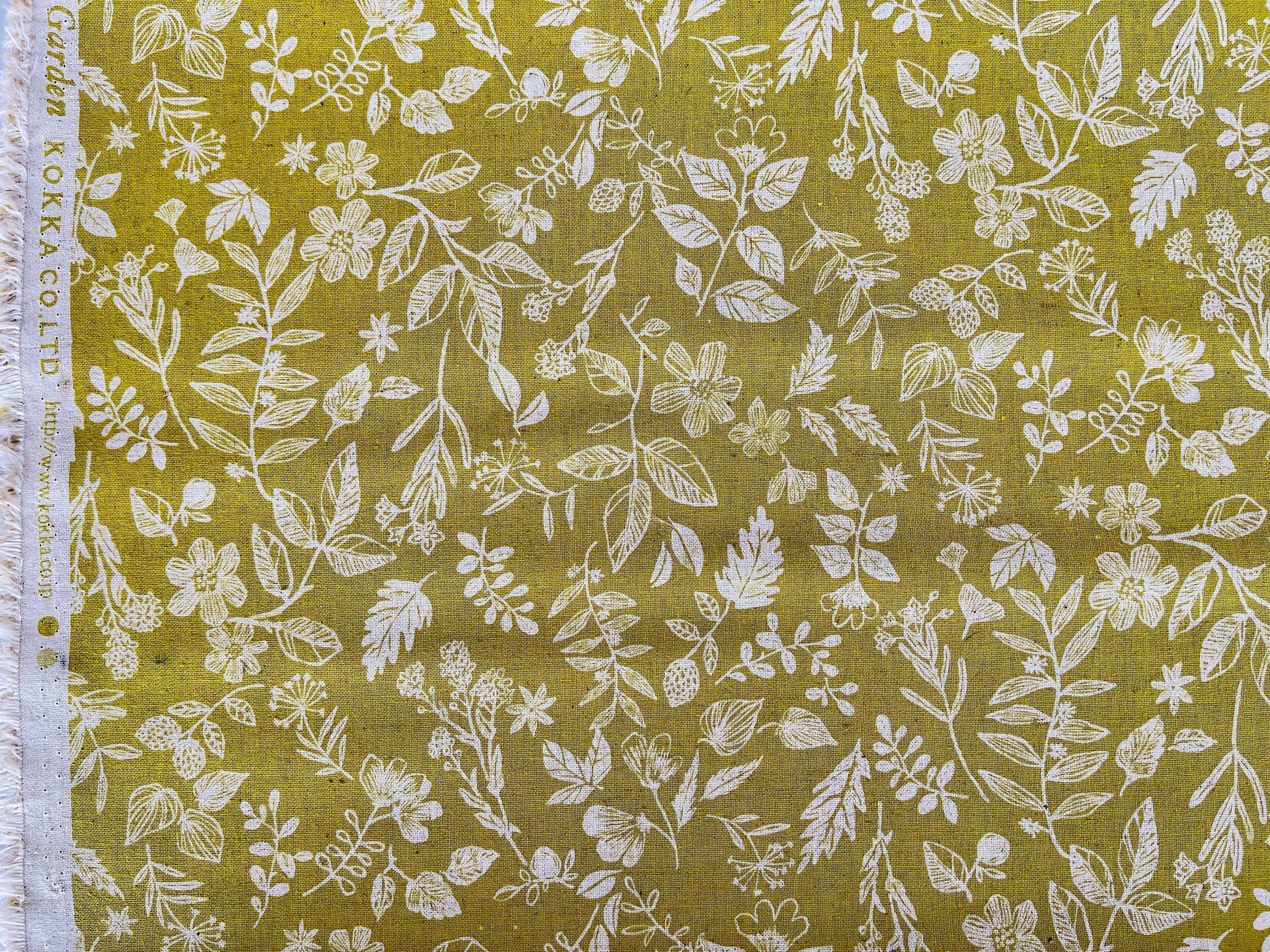 Kokka - Natural Garden - Cotton Linen Fabric - Sheeting - YGA-59010-1B