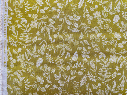 Kokka - Natural Garden - Cotton Linen Fabric - Sheeting - YGA-59010-1B
