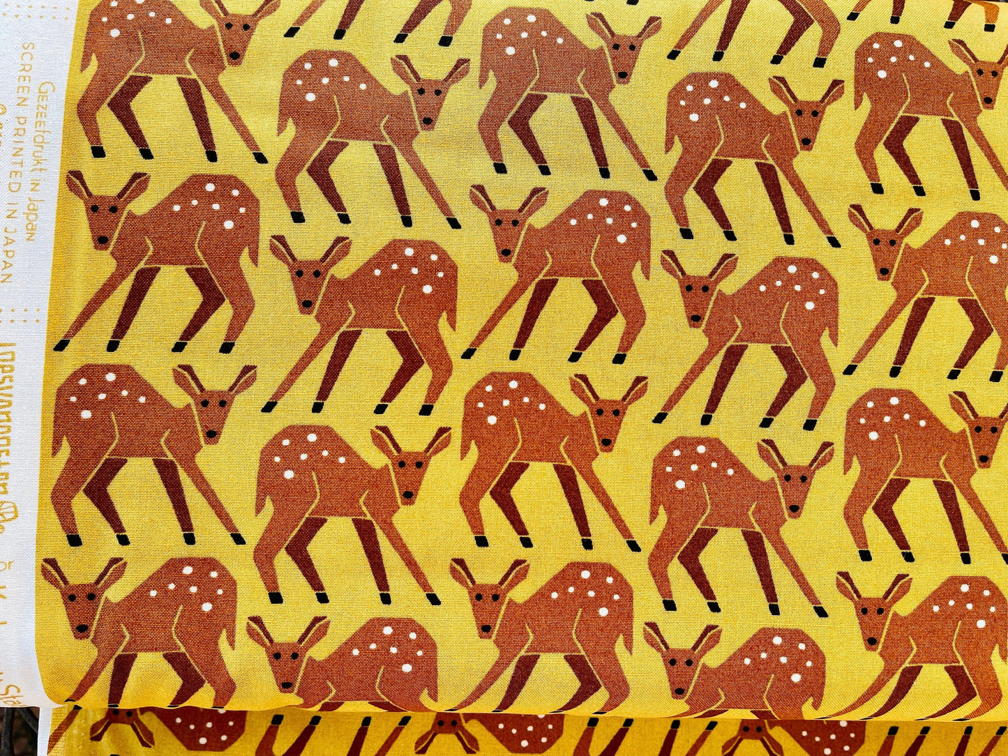 On a Fall Day - Fawn - Blonde Fabric - Loes Van Oosten - Cotton+Steel - LV700-BL1