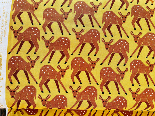 On a Fall Day - Fawn - Blonde Fabric - Loes Van Oosten - Cotton+Steel - LV700-BL1