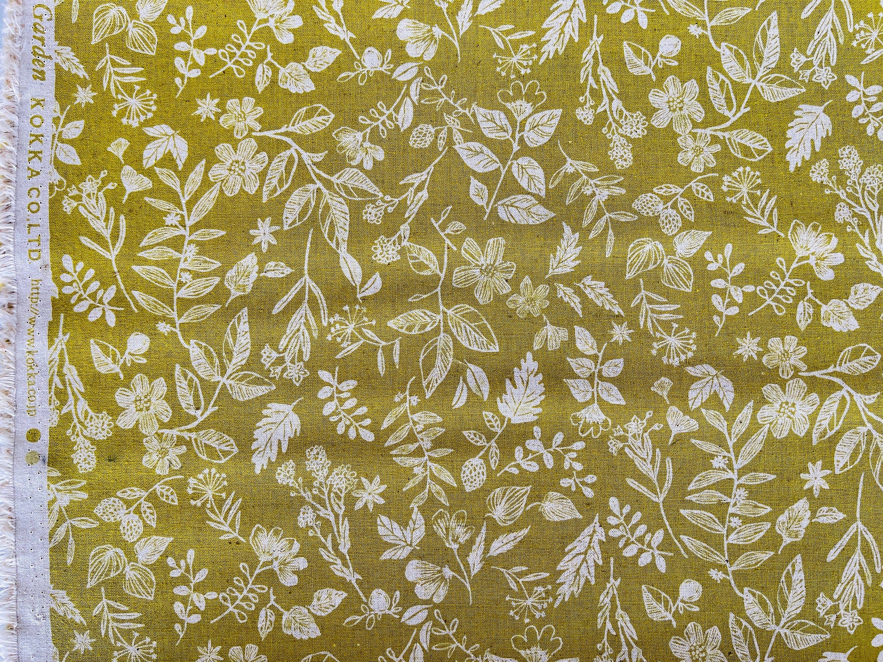 Kokka - Natural Garden - Cotton Linen Fabric - Sheeting - YGA-59010-1B