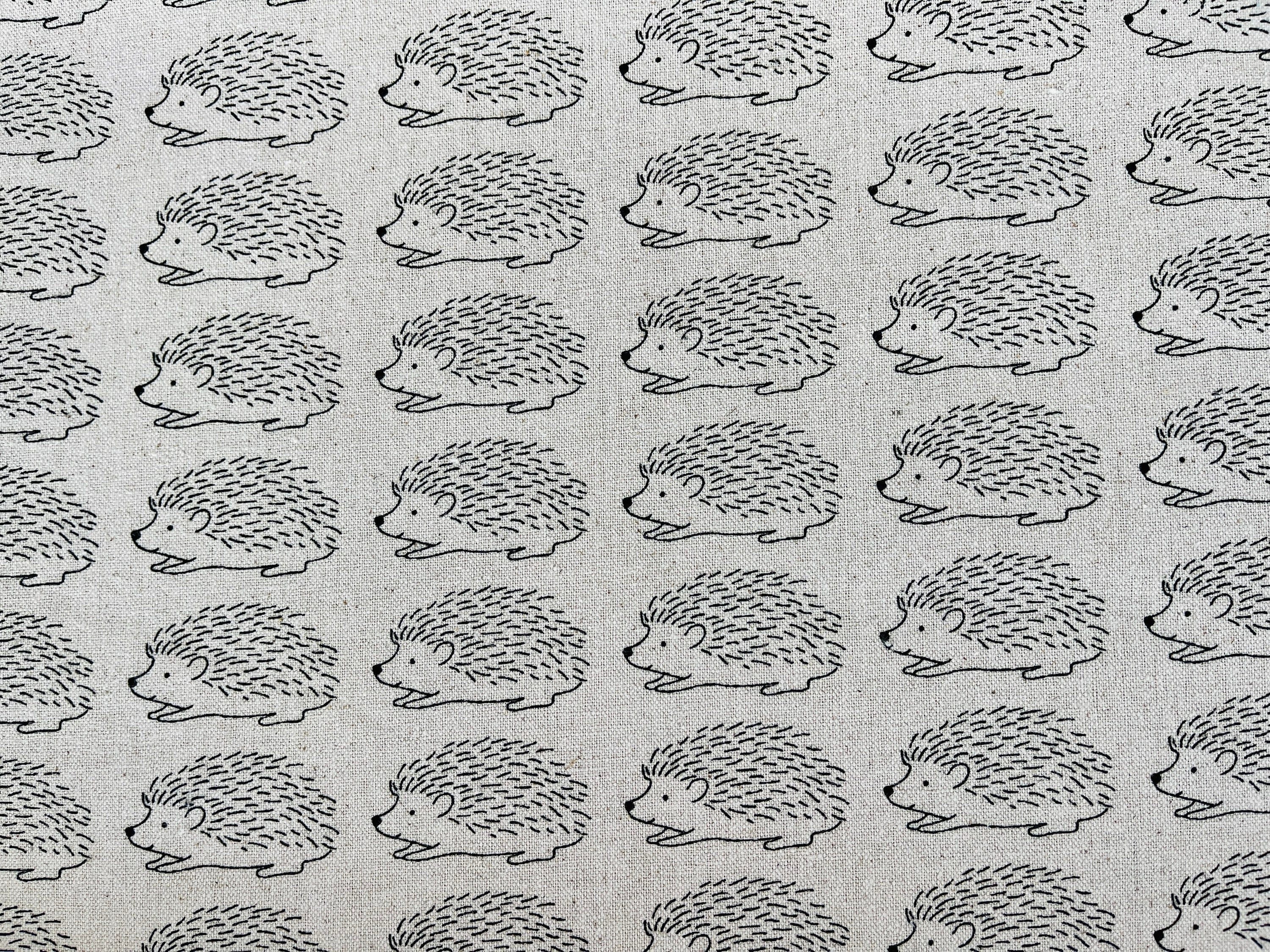 Porcupine - Hedgehog  Fabric - Robert Kaufman -Sevenberry - C5620120