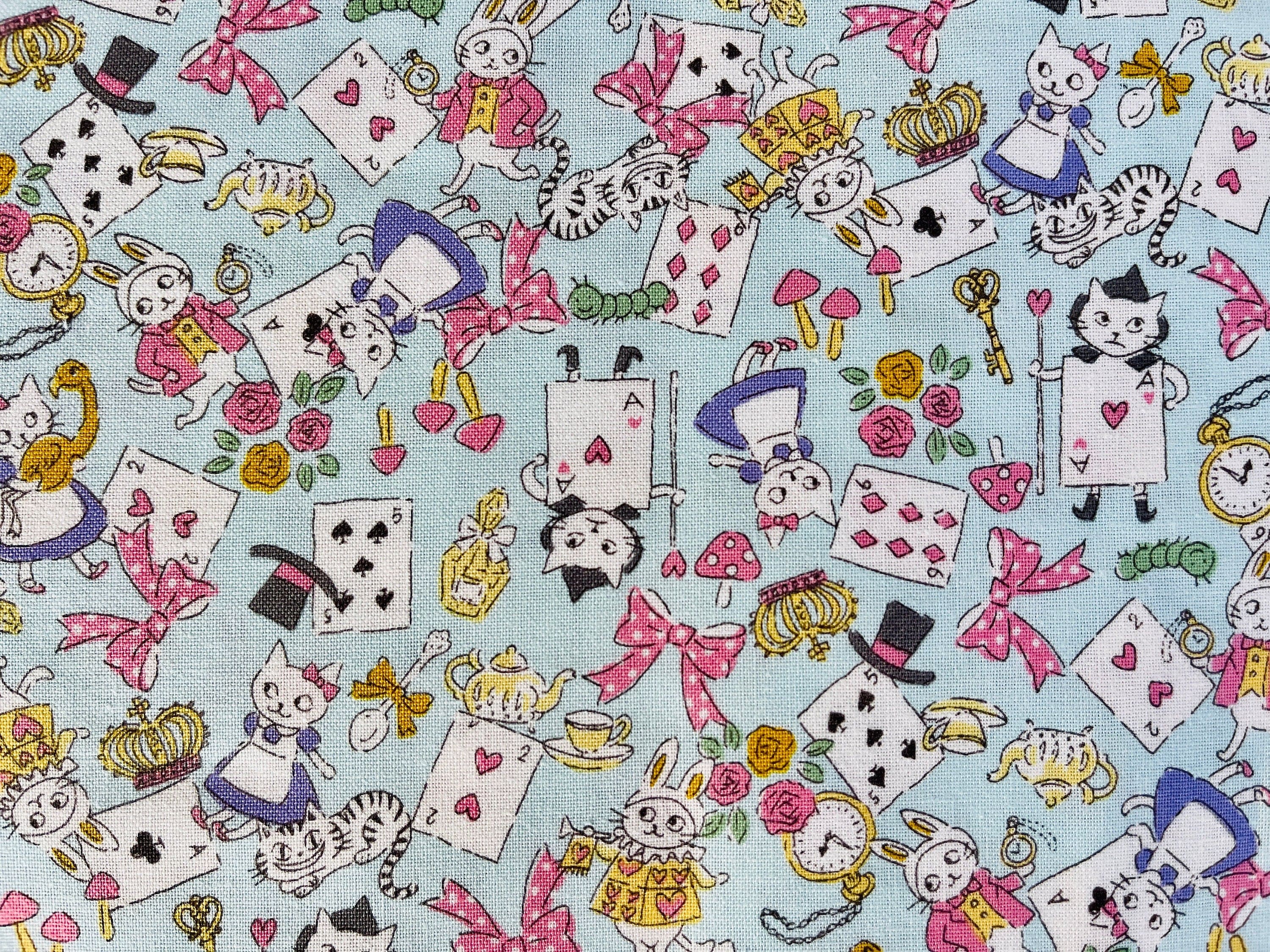 Cat-Cat Fabric-Funny Cats-Kokka fabric-Japanese Fabric