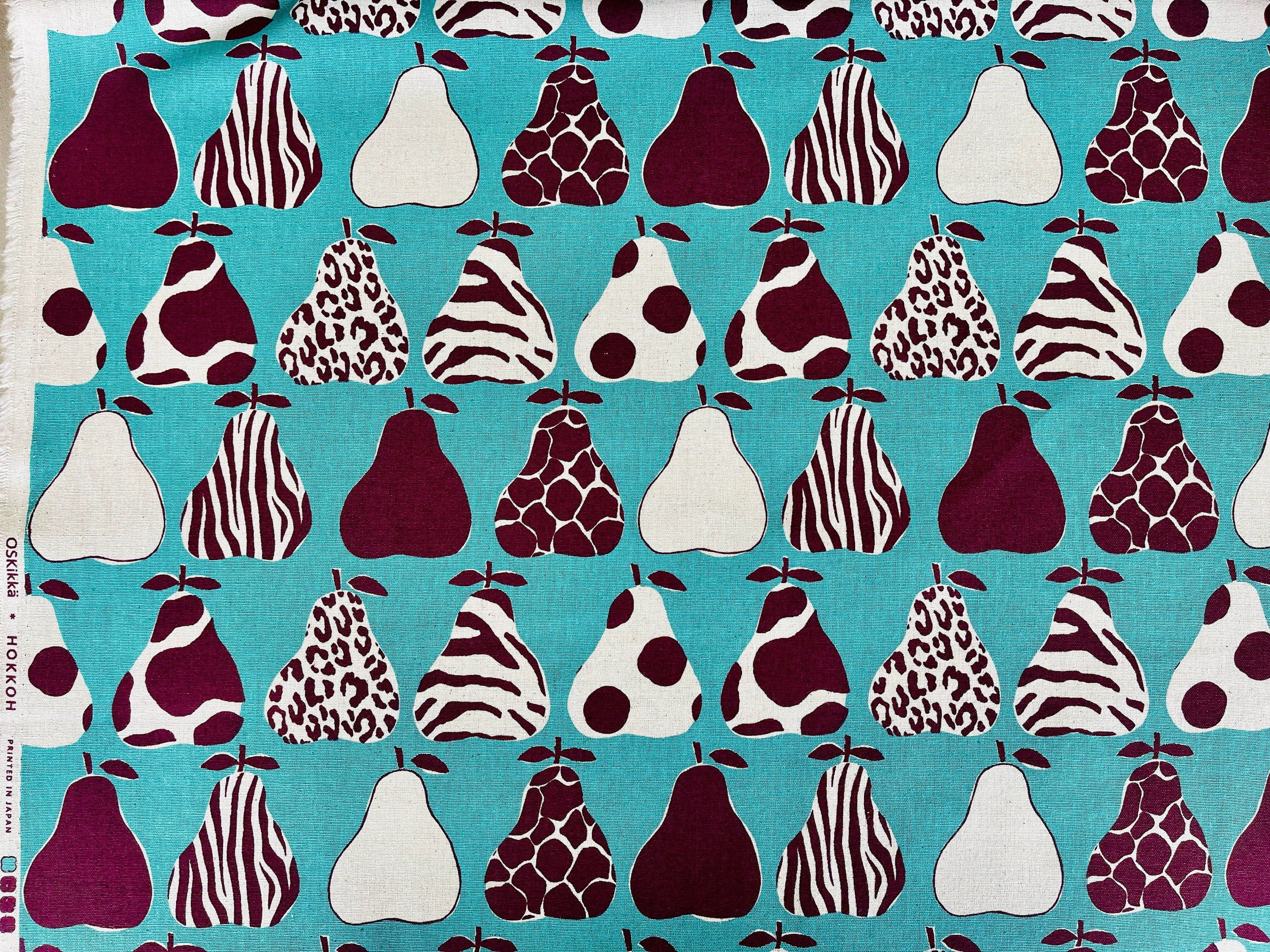 Pear - Pear Fabric - Japanese Fabric- Lightweight Canvas - 1024-705