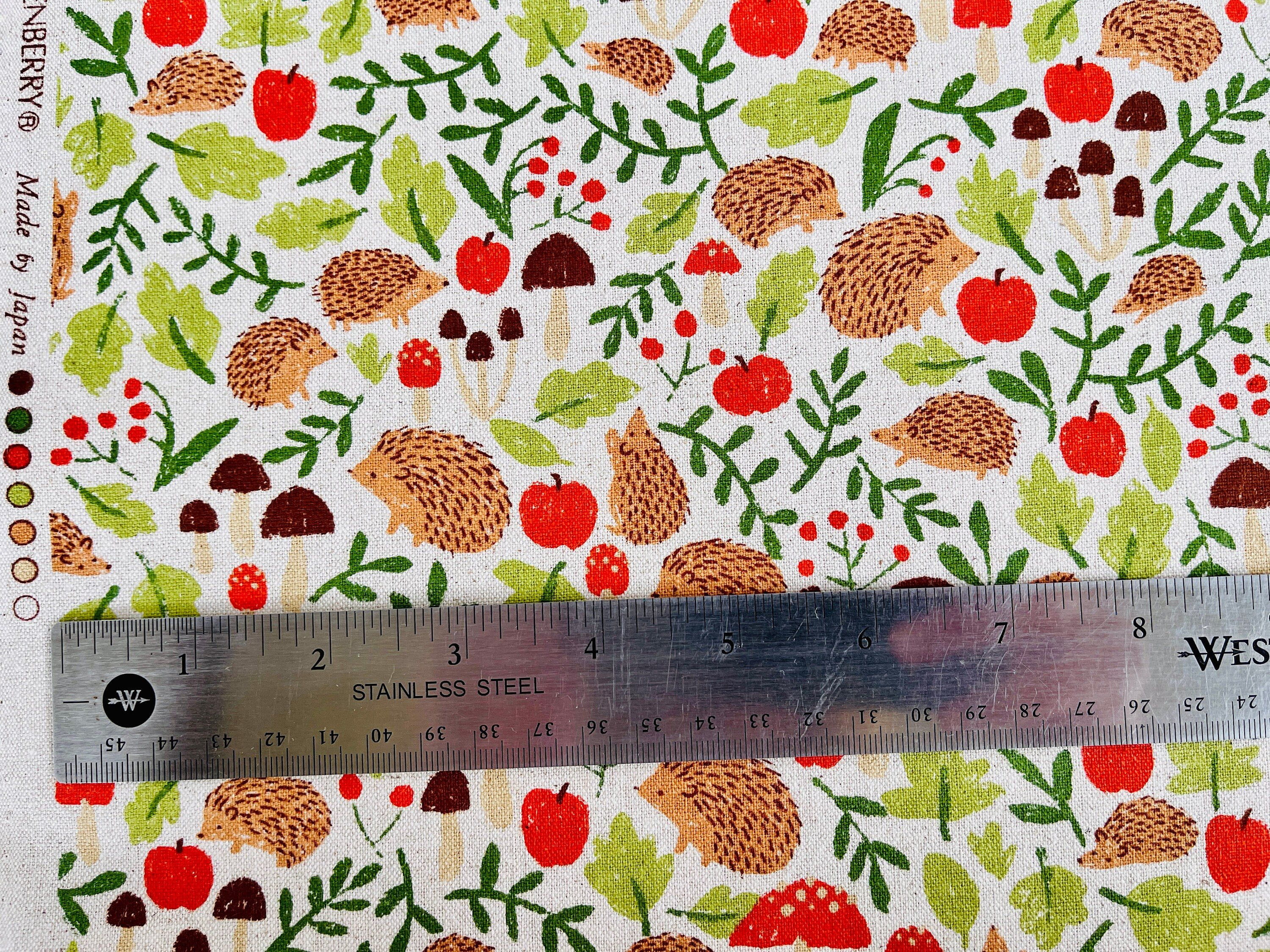 Porcupine - Hedgehog Fabric - Robert Kaufman Canvas - Sevenberry - C5620148